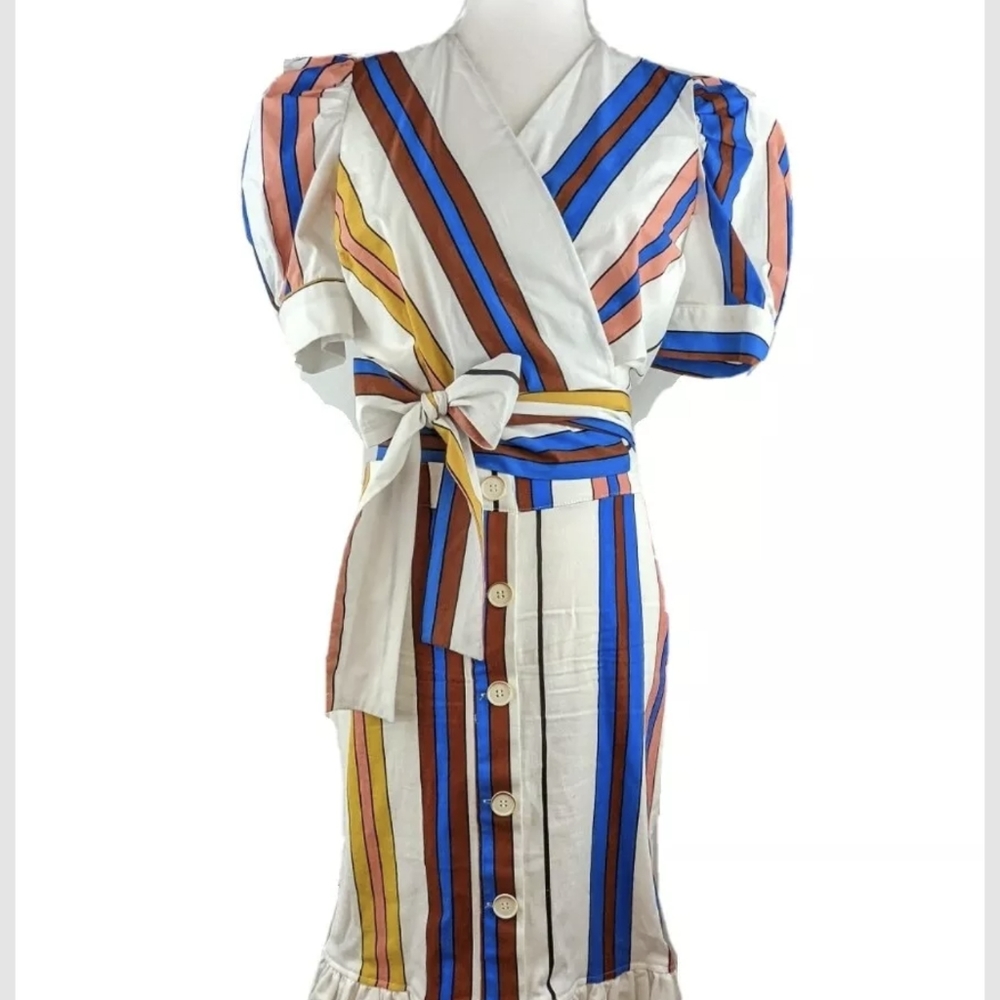 Eva Mendes New York & Company Puff Sleeve 2-Piece